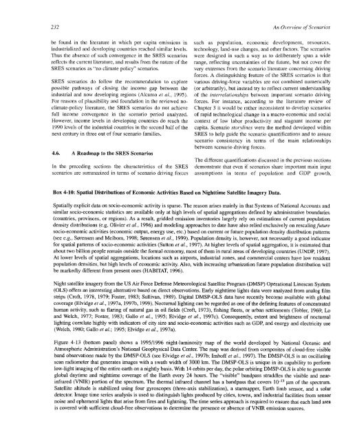 Emissions Scenarios - IPCC