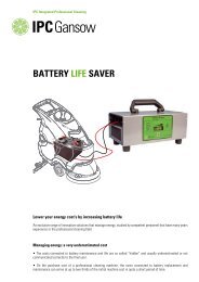 battery life saver - IPC Gansow