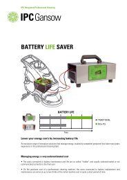 Battery Life Saver Leaflet - IPC Gansow