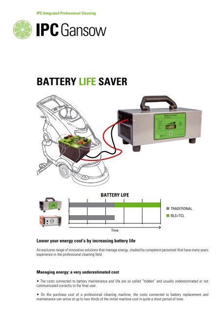 Battery Life Saver Leaflet - IPC Gansow