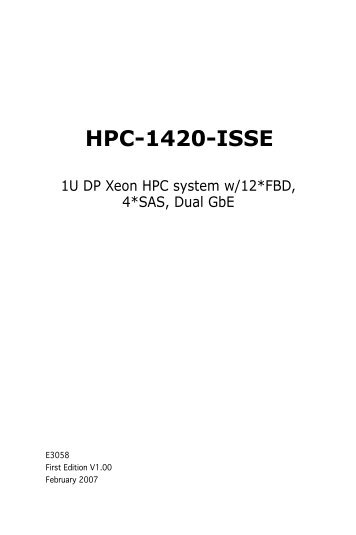 Advantech HPC-1420-ISSE User Guide