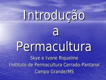 Introdução a Permacultura - Ipcp.org.br