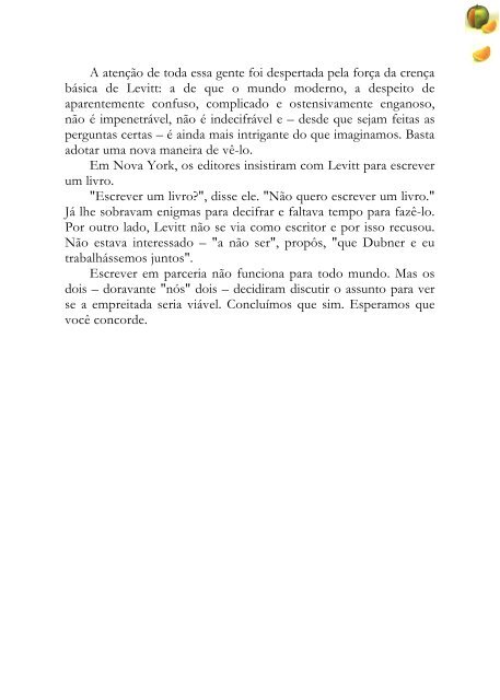 freakonomics - o lado oculto e inesperado de tudo que ... - Ipcp.org.br