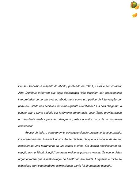 freakonomics - o lado oculto e inesperado de tudo que ... - Ipcp.org.br