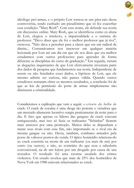 freakonomics - o lado oculto e inesperado de tudo que ... - Ipcp.org.br