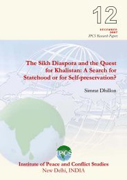 The Sikh Diaspora and the Quest for Khalistan - Institute of Peace ...