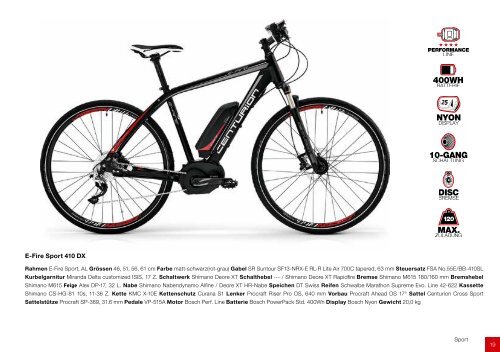 CENTURION E-Bikes 2014