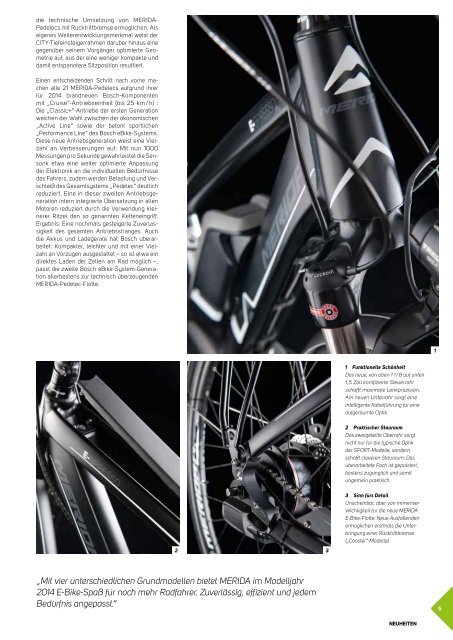 MERIDA E-Bikes 2014