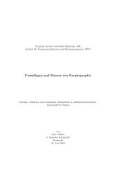 Grundlagen und Einsatz von Kryptographie