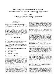 Modelling stylistic variation of speech Basic research ... - IPdS in Kiel