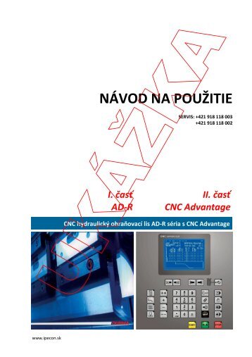 NÁVOD NA POUŽITIE - ipecon