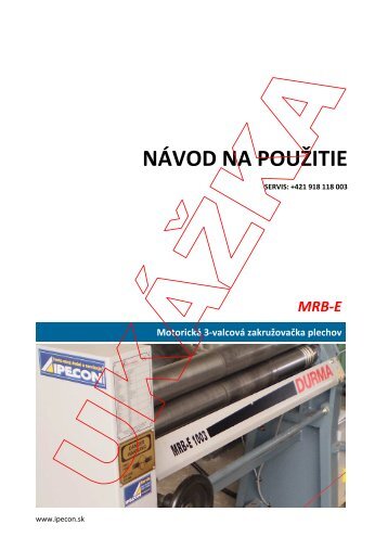 NÁVOD NA POUŽITIE - ipecon