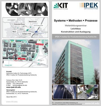 Leichtbau - Konstruktion und Auslegung - IPEK - KIT