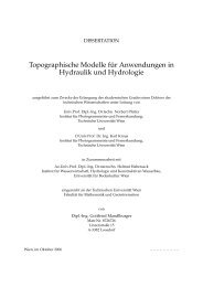 Topographische Modelle fÃ¼r Anwendungen in Hydraulik und ...