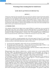 Processing of laser scanning data for wooded areas - Institute of ...