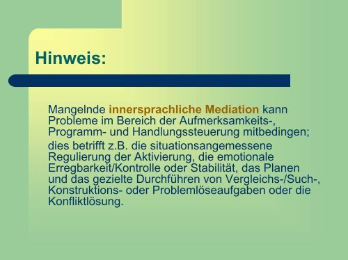 Spezifisch SprachentwicklungsgestÃ¶rte Vorschulkinder