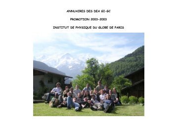 annuaires des dea gi-gc promotion 2003-2003 institut de physique ...