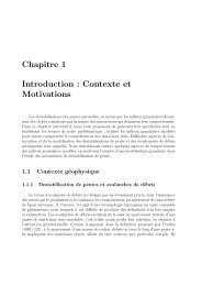 Chapitre 1 Introduction : Contexte et Motivations
