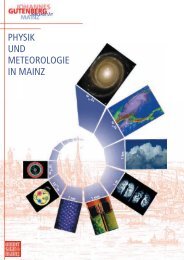 physik und meteorologie in mainz - Institut für Physik - Johannes ...