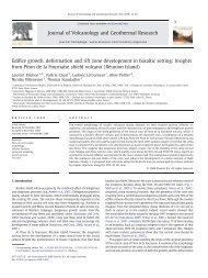 Edifice growth, deformation and rift zone development in basaltic ...