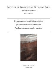 Manuscrit en Français - Institut de Physique du Globe de Paris