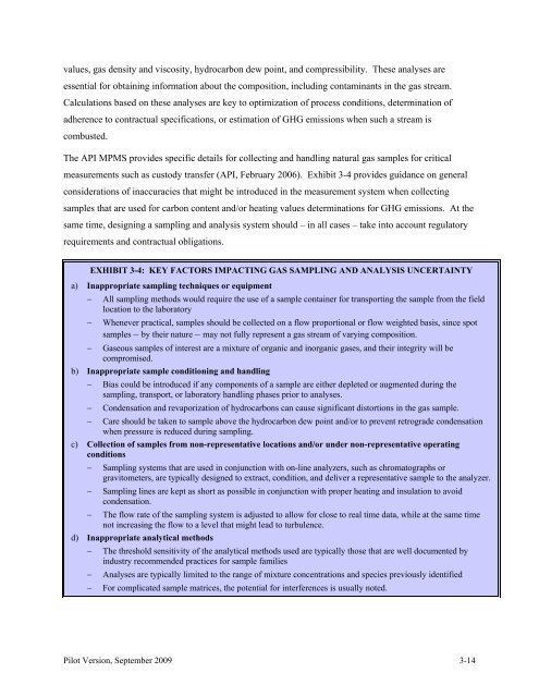 addressing uncertainty in oil and natural gas industry greenhouse