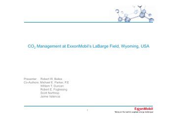 La Barge - Bob Bailes (ExxonMobil) - IPIECA