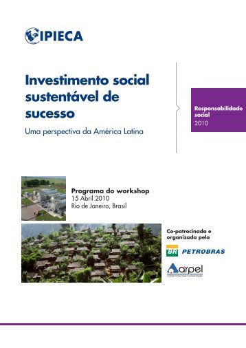 Investimento social sustentÃ¡vel de sucesso - IPIECA