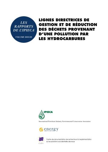 Vol 12 Waste Management French - IPIECA