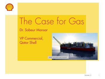 The case for gas - Sabeur Mansar - Shell - IPIECA