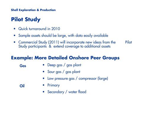 Shell upstream energy benchmarking model - Nnamdi Wali ... - IPIECA