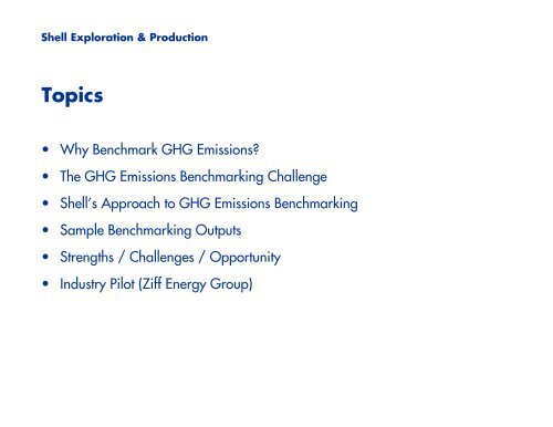 Shell upstream energy benchmarking model - Nnamdi Wali ... - IPIECA