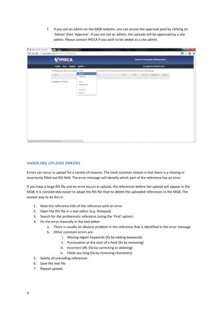 uploading resources to the marine geospatial bibliography ... - IPIECA
