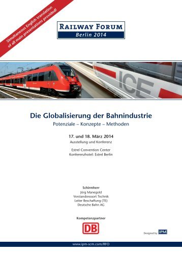 Die Globalisierung der Bahnindustrie - Supply Chain Management