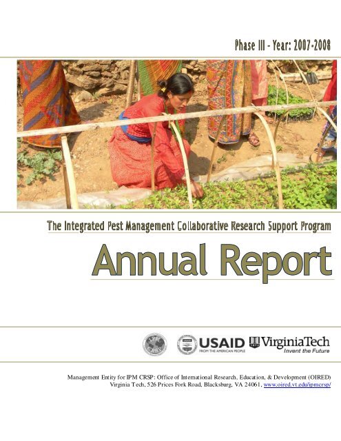 2008 Central Asia Ipm Crsp Michigan State University Integrated