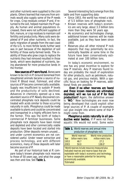 Better Crops 2004 #2 - International Plant Nutrition Institute