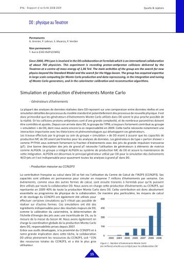 D0 : physique au Tevatron - IPNL - IN2P3