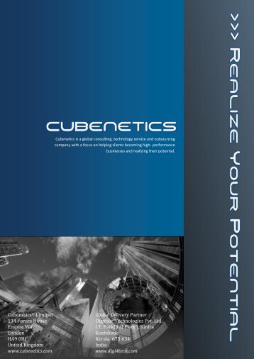 Rajeev Aikkara - Cubenetics Limited - Realise Your Potential