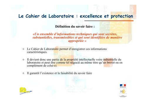 Le cahier de laboratoire - IPNL