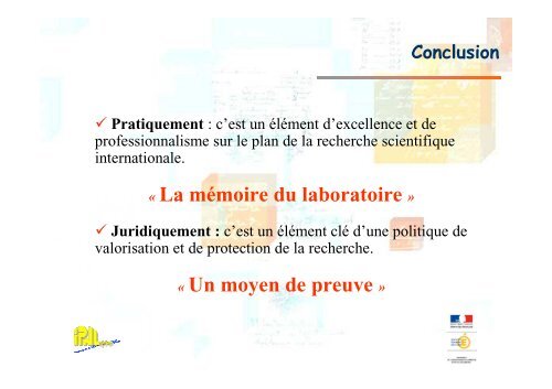 Le cahier de laboratoire - IPNL