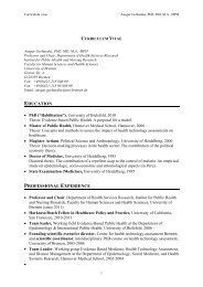 English CV (PDF, 36KB) - IPP