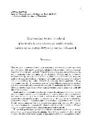 czonych, spr¦»ysto plastycznych deformacji - IPPT PAN