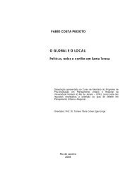 O global eo local : polÃ­ticas, redes e conflito - Ippur - UFRJ