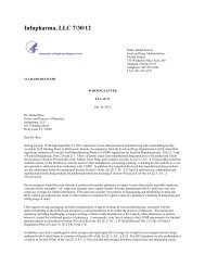FDA warning letter - IPQ