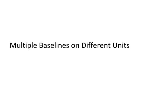 Abbreviated Interrupted Time-Series - Institute for Policy Research