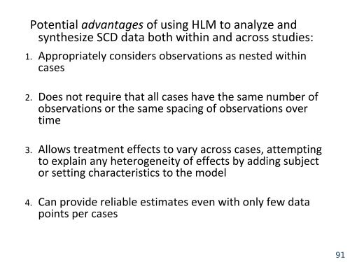 Abbreviated Interrupted Time-Series - Institute for Policy Research