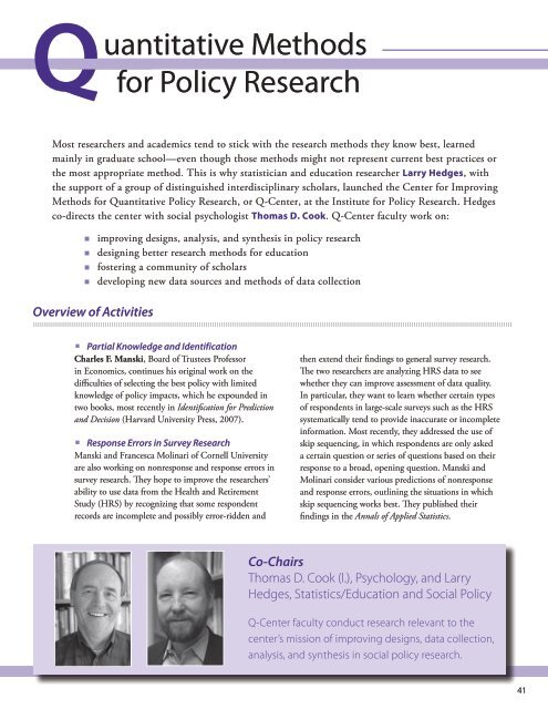 IPR - Institute for Policy Research - Northwestern University