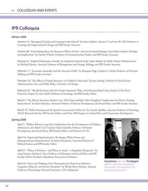 IPR - Institute for Policy Research - Northwestern University