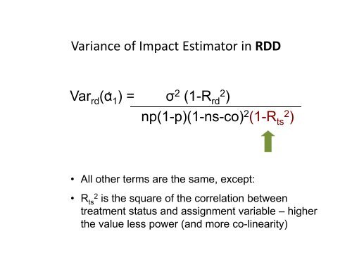 Regression-Discontinuity Design - Institute for Policy Research