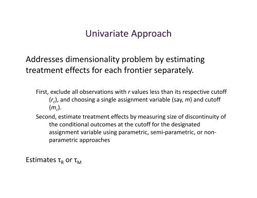 Regression-Discontinuity Design - Institute for Policy Research